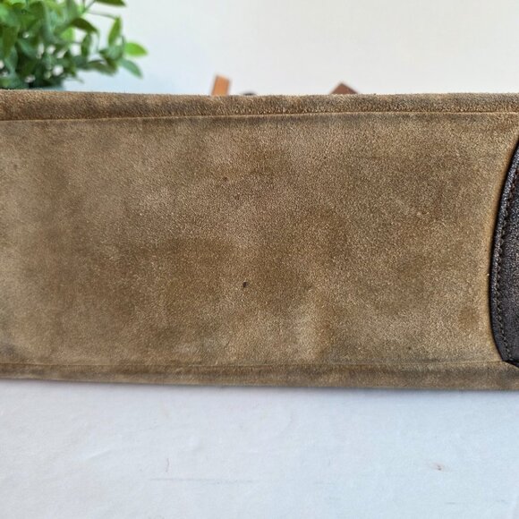 VGUC Coach Ltd Edition Large Wave Multi Color Suede Gallery Tote #1434 - Picture 12 of 16